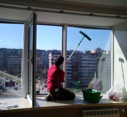 Мытье окон в однокомнатной квартире Агидель